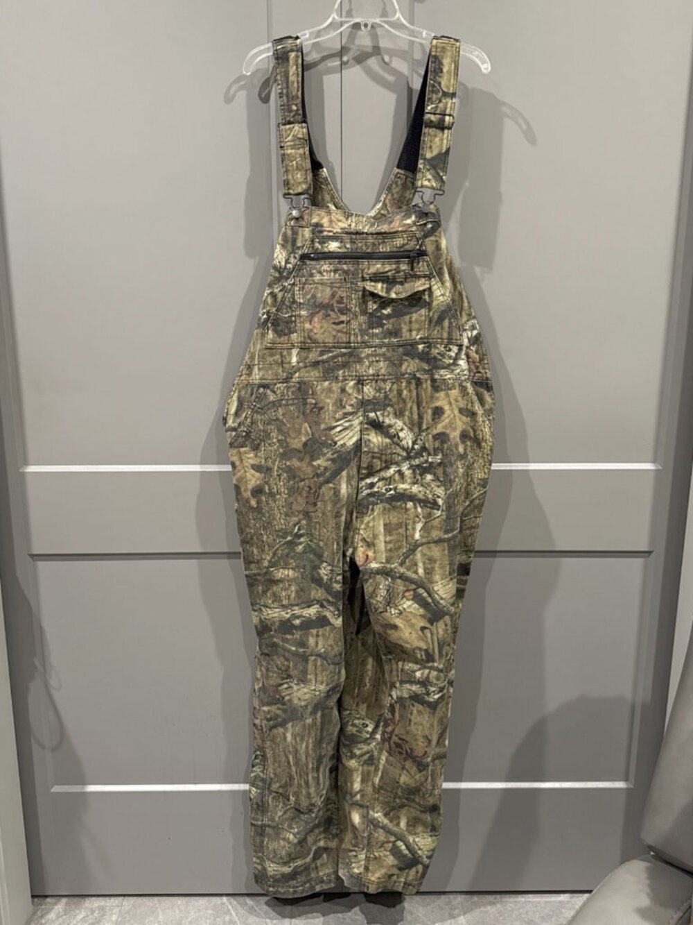 Men's Wolf Mountain Mossy Oak Break-Up Infinity Camouflage Overalls